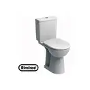 KOLO NOVA PRO Rimfree: унитаз-компакт напольный унитаз г/в, бачок прямоугольный, нижн/п, 6/3л, с микролифтом (M39045000) фото 1 Aquada.com.ua