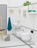 ARTCERAM Унитаз подвесной ArtCeram File 2.0 белый глянец с сиденьем для унитаза Soft Close (FLV001 01; 00 + FLA002 01) фото 5 Aquada.com.ua