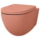ARTCERAM Унитаз подвесной Goclean® (безободковый) ArtCeram File 2.0 с сиденьем Soft Close orange cameo (FLV004 13; 00 + FLA002 13) фото 1 Aquada.com.ua