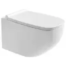 Унитаз подвесной NoRim (безободковый) AXA White Jam, с сиденьем Soft Close (3312701+AF3301) фото 1 Aquada.com.ua