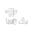 DURAVIT STARCK 3 унитаз подвесной 36*54см, Rimless, вкл. крепления Durafix (2527090000) фото 2 Aquada.com.ua