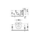 Унитаз подвесной Duravit Darling New (с сиденьем Soft Close) (2545090000+0069890000) фото 3 Aquada.com.ua
