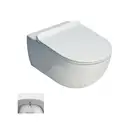 Унитаз биде Flaminia App Goclean (безободковый), с сиденьем Slim Soft Close (AP118G+ERWCB+QKCW05) фото 1 Aquada.com.ua