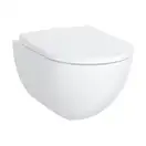 Унитаз подвесной Rimfree (безободковый) Geberit Acanto, с сиденьем Soft Close (500.600.01.2+500.605.01.2) фото 1 Aquada.com.ua