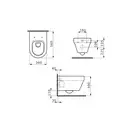 LAUFEN FORM унитаз подвесной 36*56см (H8206710000001) фото 2 Aquada.com.ua