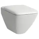 LAUFEN Комплект: PALACE Rimless унитаз подвесной 38*36*56см + сиденье с крышкой, с системой плавного опускания, с антибактериальным покрытием (H8207060000001+H8917013000001) фото 1 Aquada.com.ua