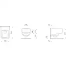 Laufen PRO S Rimless Унитаз подвесной, белый (H8209620000001)