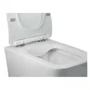 Унітаз підвісний Qtap Crow безобідковий з сідінням Slim Soft-close QT05335170W (QT05335170W) фото 4 Aquada.com.ua