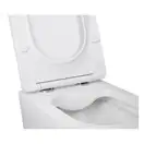 Унітаз підвісний Qtap Jay безобідковий з сідінням Slim Soft-close QT07335176W (QT07335176W) фото 4 Aquada.com.ua