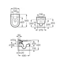 Унітаз підвісний Roca Inspira Round Rimless 56х37 (A346527000)