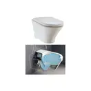 Унитаз подвесной, безободковый Rimless Roca Nexo с сиденьем Soft Close (A34664L000) фото 2 Aquada.com.ua