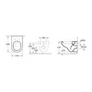 VILLEROY & BOCH VERITY DESIGN унитаз 37*54см подвесной, цвет белый альпин CeramicPlus (568010R1) фото 2 Aquada.com.ua