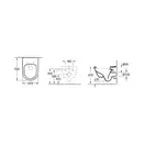 VILLEROY & BOCH ARCHITECTURA унитаз подвесной в комплекте с сидением с функцией Slow closing 98M9C101 (5684H101) фото 2 Aquada.com.ua