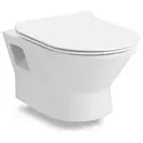 VOLLE FIESTA RIM унитаз подвесной без ободка, сиденье твердое SLIM slow-closing 51*36*40см (13-77-034) фото 1 Aquada.com.ua