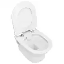 VOLLE FIESTA RIM унитаз подвесной без ободка, сиденье твердое SLIM slow-closing 51*36*40см (13-77-034) фото 4 Aquada.com.ua