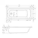 Ванна акриловая Devit Comfort 170 х 75 см (17075123) фото 2 Aquada.com.ua
