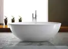 Ванна из искусственного камня Devit Acqa 180 x 93 x 56 см (18090155W) фото 2 Aquada.com.ua