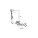 Сифон для ванни без комплекту верхньої монтажної частини GROHE Talentofill (28990000) напівавтомати