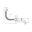 Сифон для ванни Hansgrohe Flexaplus (58141180)