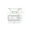 Ванна акриловая Kolo Sensa 140 х 70 см XWP354000N (XWP354000N) фото 2 Aquada.com.ua