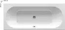 Ravak City Slim Ванна акриловая 180x80, snowwhite (C921300000)