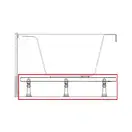 Ravak Опора для ванны Rosa универсальная (CY55000000)