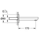 Вилив для ванни Grohe Eurosmart Cosmopolitan (13261000)