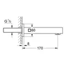 Вилив для ванни Grohe Universal Cube (13303000)
