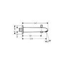 Излив для ванны Hansgrohe Talis (13424000) фото 2 Aquada.com.ua
