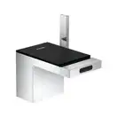 Смеситель для биде Axor MyEdition (цвет - хром/чёрное стекло) (47210600) фото 1 Aquada.com.ua