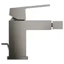 Смеситель для биде Grohe Eurocube S-Size (цвет - тёмный графит, матовый), с донным клапаном (23138AL0) фото 2 Aquada.com.ua