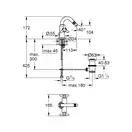 Grohe Atrio Смеситель для биде на одно отверстие, M-Size (24027000) фото 2 Aquada.com.ua