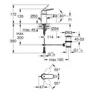 Grohe Eurosmart Cosmopolitan Смеситель для биде, хром (32839000)