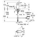 Grohe Eurosmart Cosmopolitan Смеситель для биде, хром (32839000)