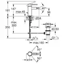 Grohe Essence New Смеситель для биде, хром (32935001)