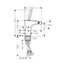 Змішувач для біде Hansgrohe PuraVida (15270400)