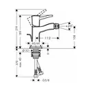 Hansgrohe Metropol Classic Смеситель для биде, хром (31320000)