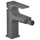 Смеситель для биде Hansgrohe Metropol (цвет - чёрный матовый хром ), с донным клапаном Push-Open (32520340) фото 1 Aquada.com.ua