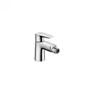 Смеситель для биде, однорычажный Hansgrohe Talis E (цвет - хром), с донным клапаном push-open (71721000) фото 1 Aquada.com.ua