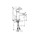 HANSGROHE Смеситель для биде, однорычажный Talis S 100 (72200000) фото 2 Aquada.com.ua
