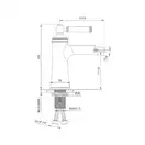 Смеситель для биде Imprese Hydrant (цвет - brushed nickel) (ZMK031806070) фото 2 Aquada.com.ua