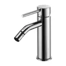 Смеситель для биде Paffoni Light (цвет -STEEL LOOKING finish), с донным клапаном (LIG135ST)