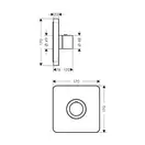 Axor Shower Select Highflow Термостат для душа, хром (36711000)