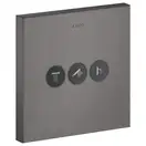 Вентиль скрытого монтажа для 3 потребителей Axor ShowerSelect (цвет - матовый чёрный хром) (36717340) фото 1 Aquada.com.ua