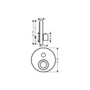 Термостат для душа Axor ShowerSelect (цвет - хром) (36722000) фото 3 Aquada.com.ua