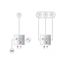 GROHE Термостат для душа/ванны с 3 кнопками, накладная панель SmartControl (29121000) фото 13 Aquada.com.ua