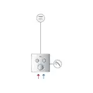 GROHE Термостат для душа, внешняя часть, на 2 потребителя Grohtherm SmartControl (29124000) фото 8 Aquada.com.ua