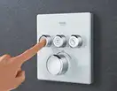 GROHE Термостат прихованого монтажу з 3-ма кнопками керування GROHTHERM SMARTCONTROL (29157LS0) (29157LS0) фото 3 Aquada.com.ua