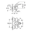 Змішувач для душу Grohe Eurostyle (33590LS3)