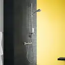 Hansgrohe Ecostat Термостат для душу, чорний матовий (13116670)